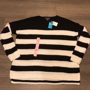 Striped oversized sweater
